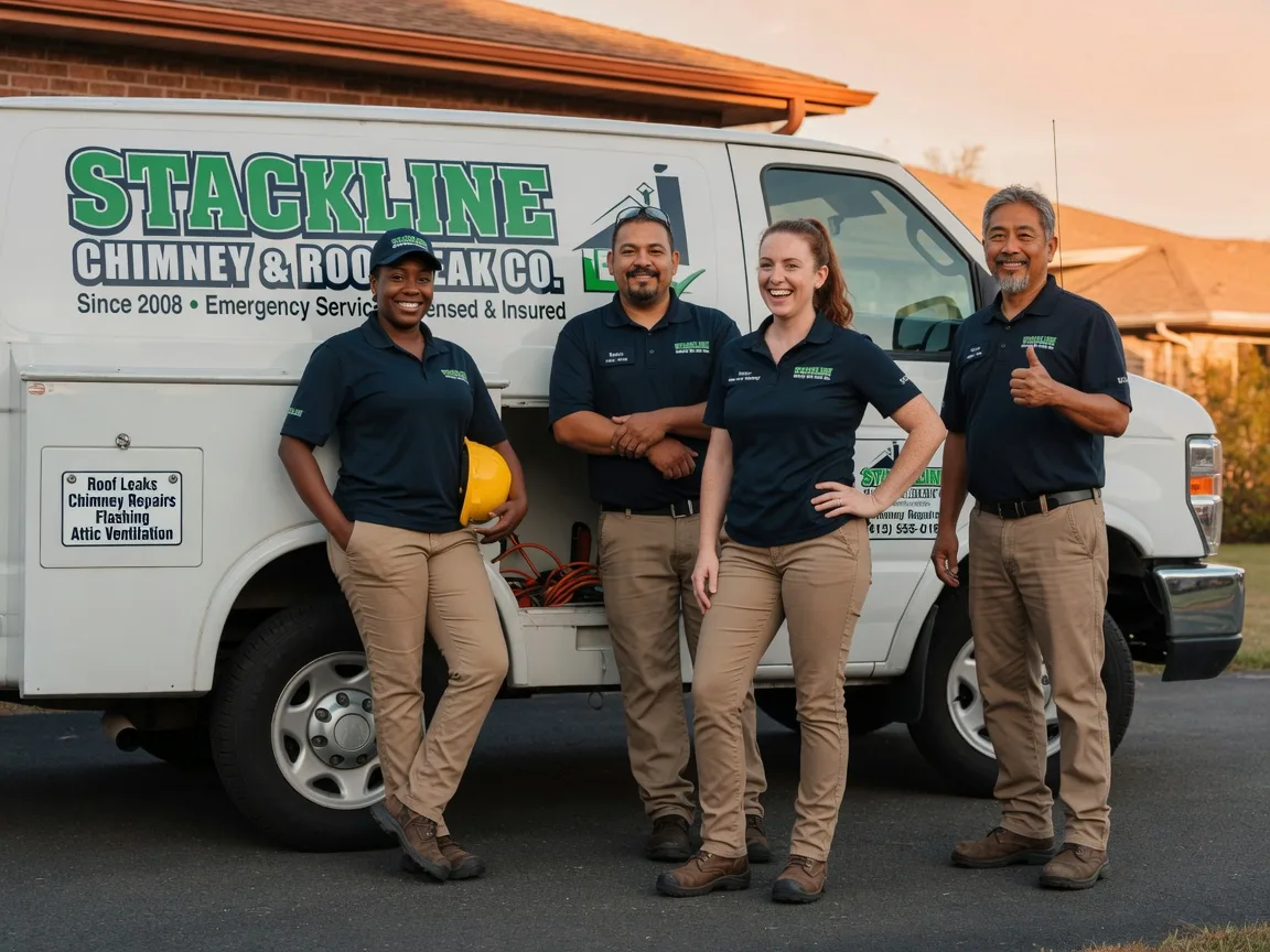 Chimney flashing repair company in Soper, OK
